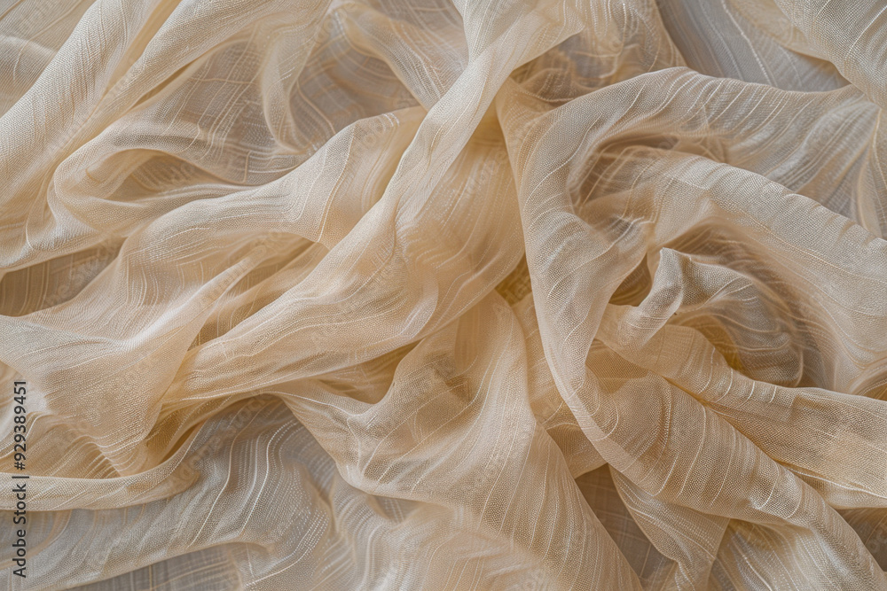 A voile texture background features a light, sheer fabric with a soft, smooth surface and a semi-transparent appearance A voile texture background features a light, sheer fabric with a soft, smooth surface and a semi-transparent appearance