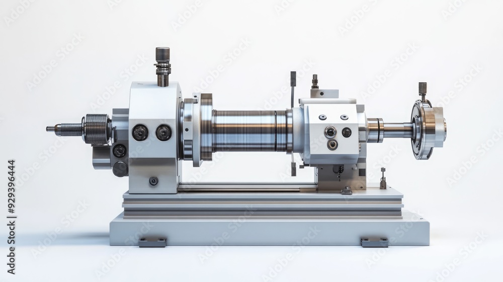 Industrial Machine Tool for Precise Metalworking with Integrated Spindle and Chuck Industrial Machine Tool for Precise Metalworking with Integrated Spindle and Chuck