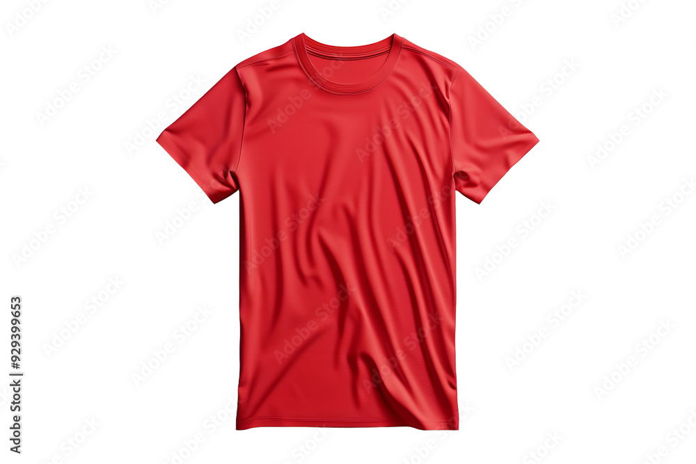 Plain T-Shirt on Transparent White Plain T-Shirt on Transparent White