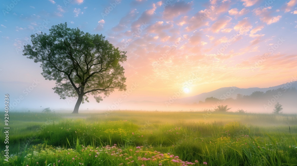 Free good morning scene wallpaper background photo