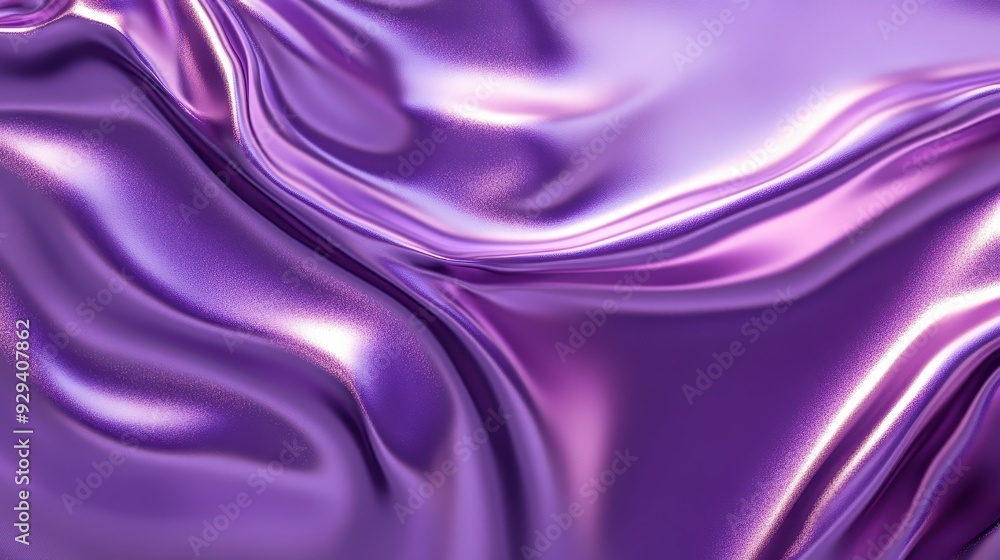 A smooth, flowing purple fabric texture with a glossy sheen. A smooth, flowing purple fabric texture with a glossy sheen.
