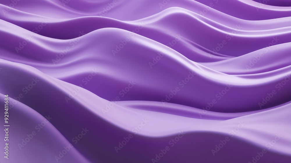 A smooth, undulating surface in purple tones resembling waves or fabric. A smooth, undulating surface in purple tones resembling waves or fabric.