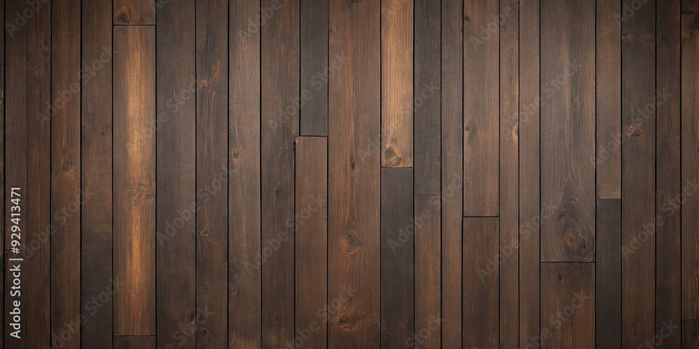 Naklejka premium Dark Wood Background Texture