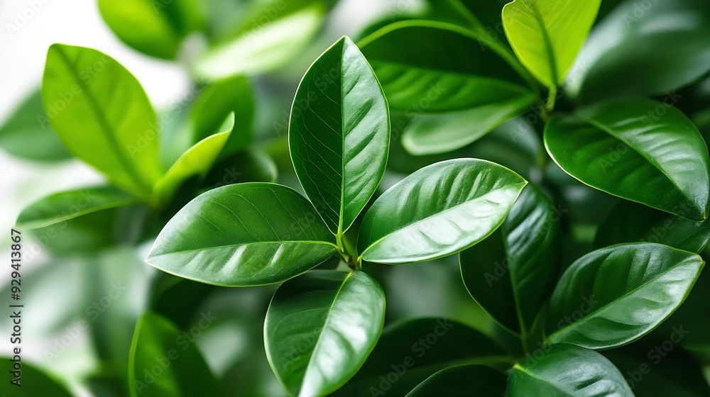 Green leaves of tropical plants bush floral arrangement indoors garden nature backdrop isolated on white background : Generative AI Green leaves of tropical plants bush floral arrangement indoors garden nature backdrop isolated on white background : Generative AI