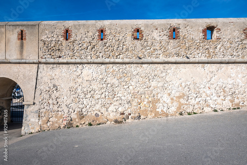 The old town of Antibes, France photo