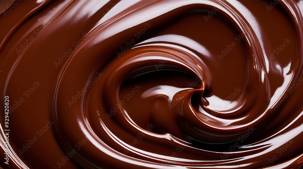 Smooth, rich chocolate swirls. Smooth, rich chocolate swirls.