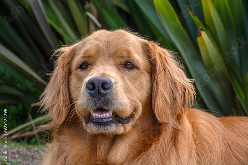 Obraz na płótnie golden retriever dog