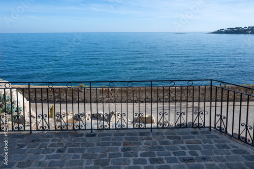 The old town of Antibes, France photo