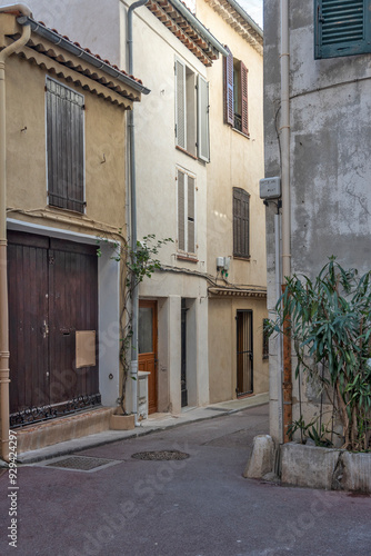 The old town of Antibes, France photo