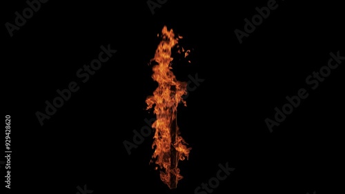 Fire Pole 03 Loop HD
