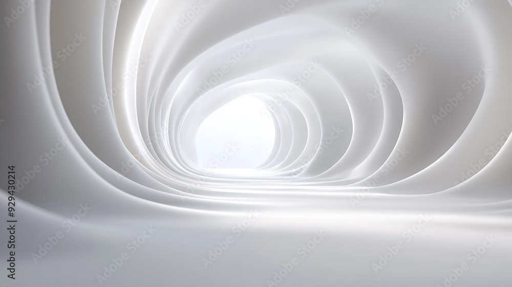 3d Simple white elegant symmetrical background product display : Generative AI 3d Simple white elegant symmetrical background product display : Generative AI