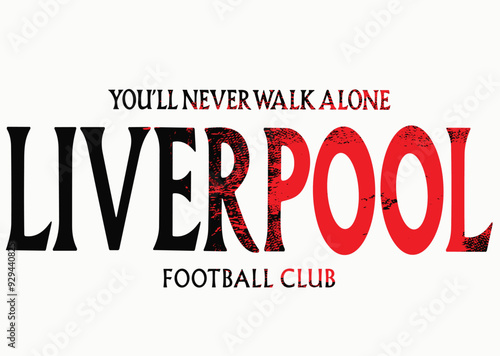 Liverpool  typography graphic design grunge, clubs premier league logo graphic design, Liverpool Football Club logo graphic design, f.eps