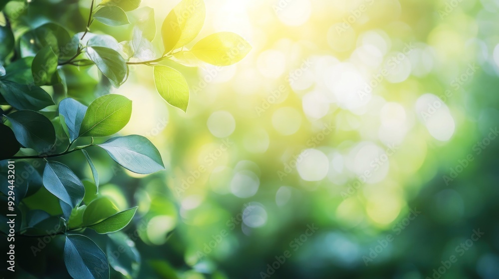 Sunlit Green Leaves Sunlit Green Leaves