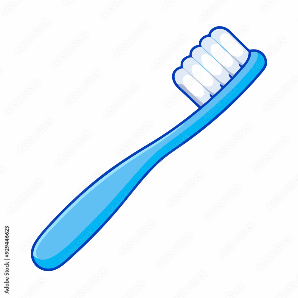 Blue toothbrush stock illustration Blue toothbrush stock illustration