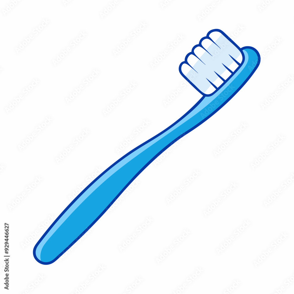 Blue toothbrush stock illustration Blue toothbrush stock illustration