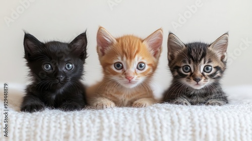 Wallpaper Mural playful puppies and kittens frolicking on a pristine white backdrop perfect for a cheerful website banner or social media header evoking warmth and companionship Torontodigital.ca