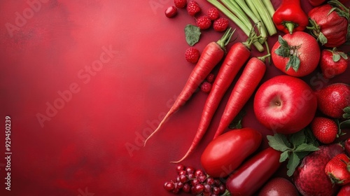 Red Food Arrangement