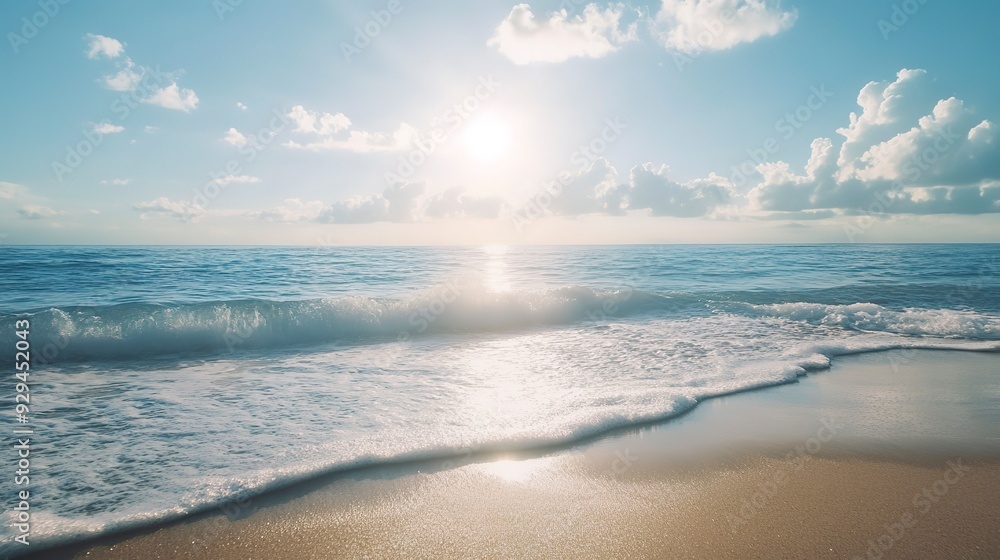 Horizon beach ocean sunlight outdoors nature. Horizon beach ocean sunlight outdoors nature.