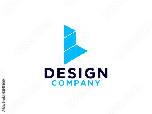 Free Download Modern Initial Letter L Logo. Geometric Shape Style isolated on White Background. Usable for Business, Technology and Branding Logos. - GFXLoad