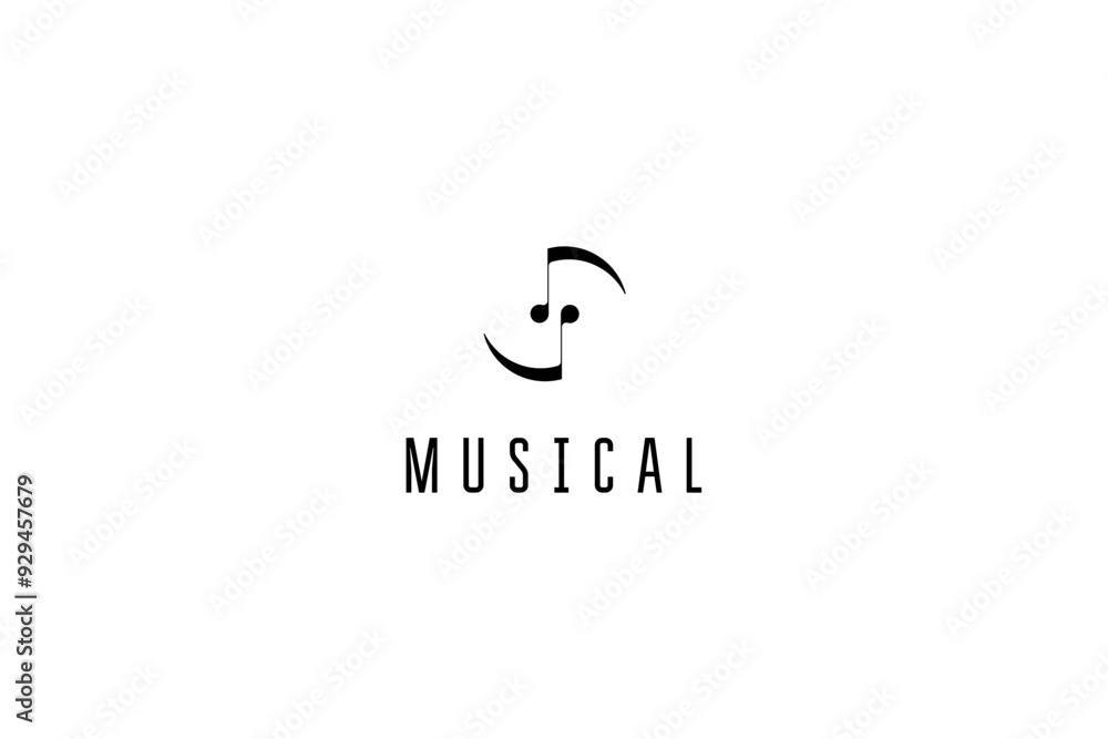 Template logo design solution for music band, or musical instrument industry Template logo design solution for music band, or musical instrument industry