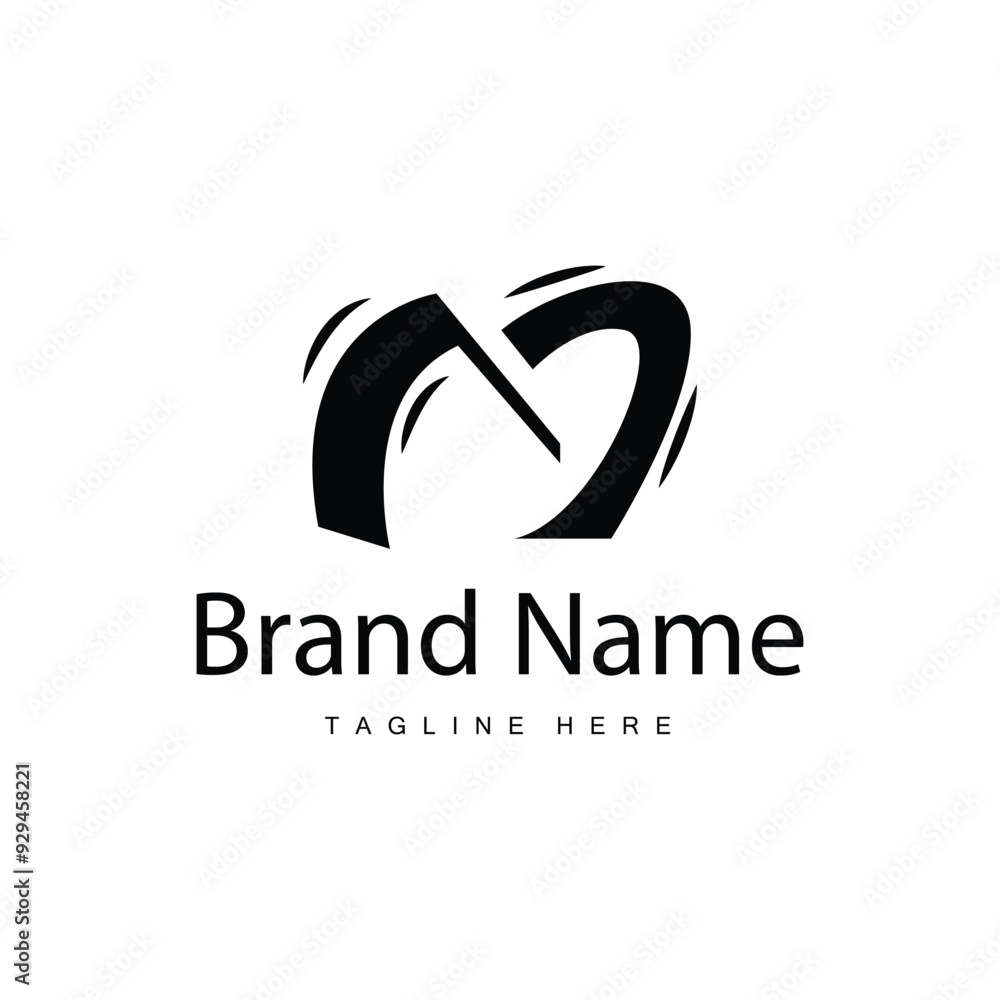 minimalist design letter initial m illustration m logo simple for brand template minimalist design letter initial m illustration m logo simple for brand template