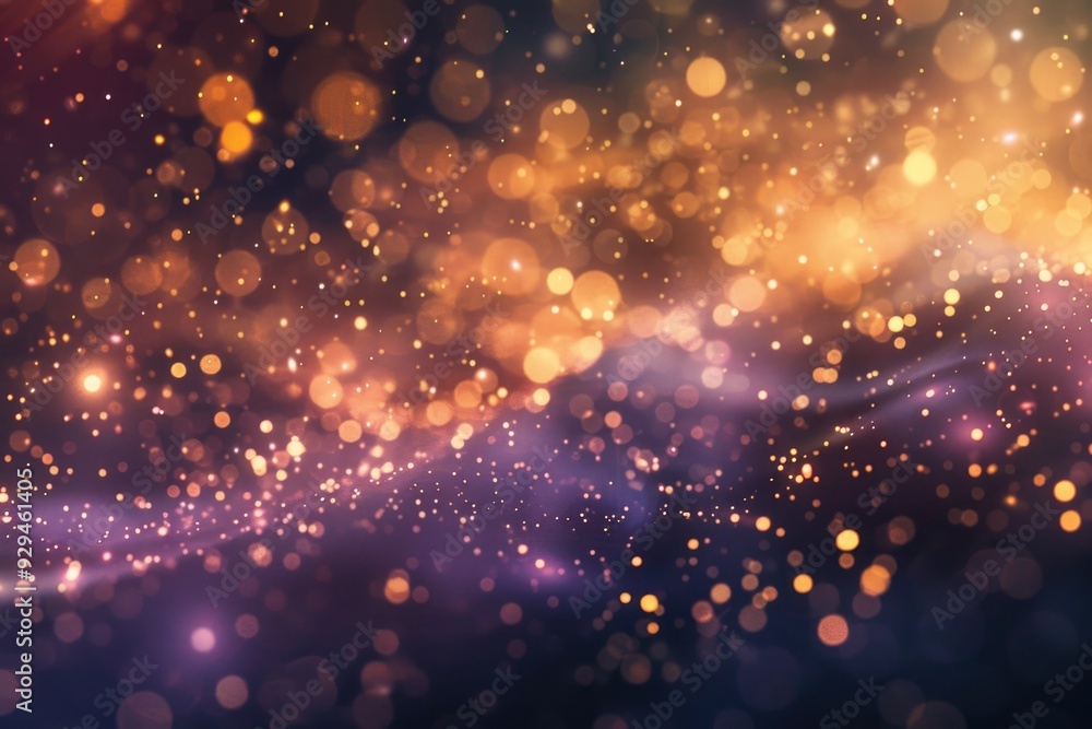 Blurry image with purple and yellow hues Blurry image with purple and yellow hues