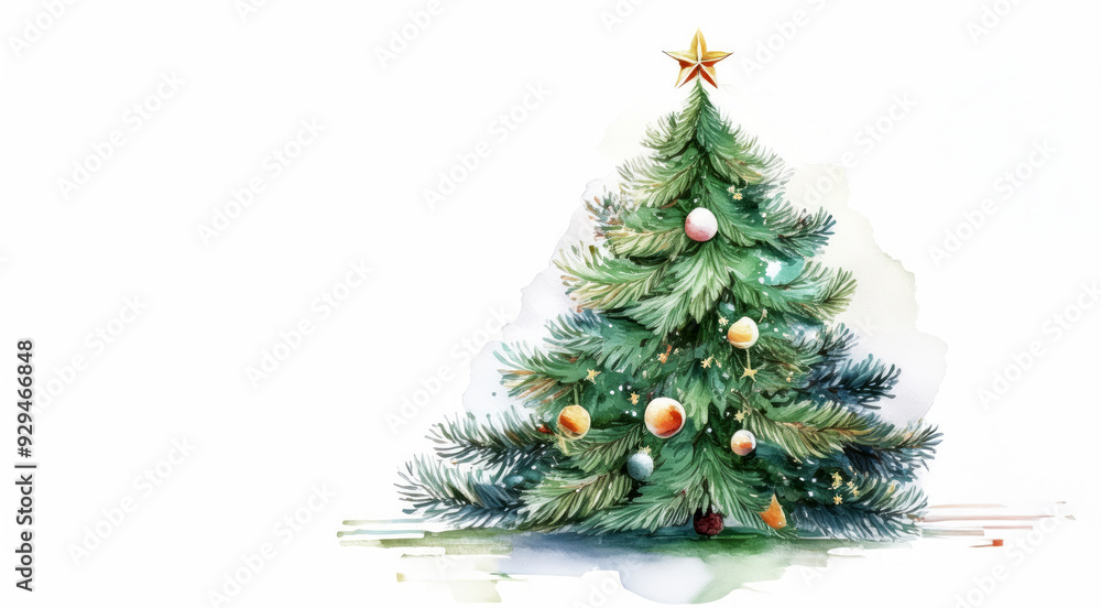 Fototapeta premium Merry Christmas Card