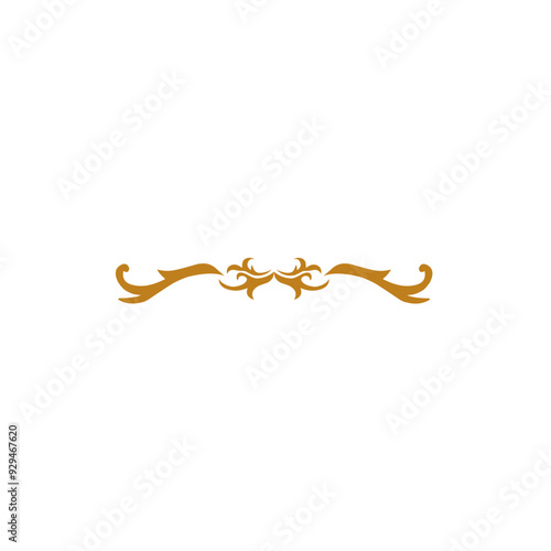 gold Javanese carved ornament