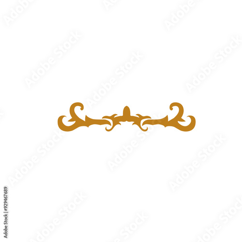 gold Javanese carved ornament