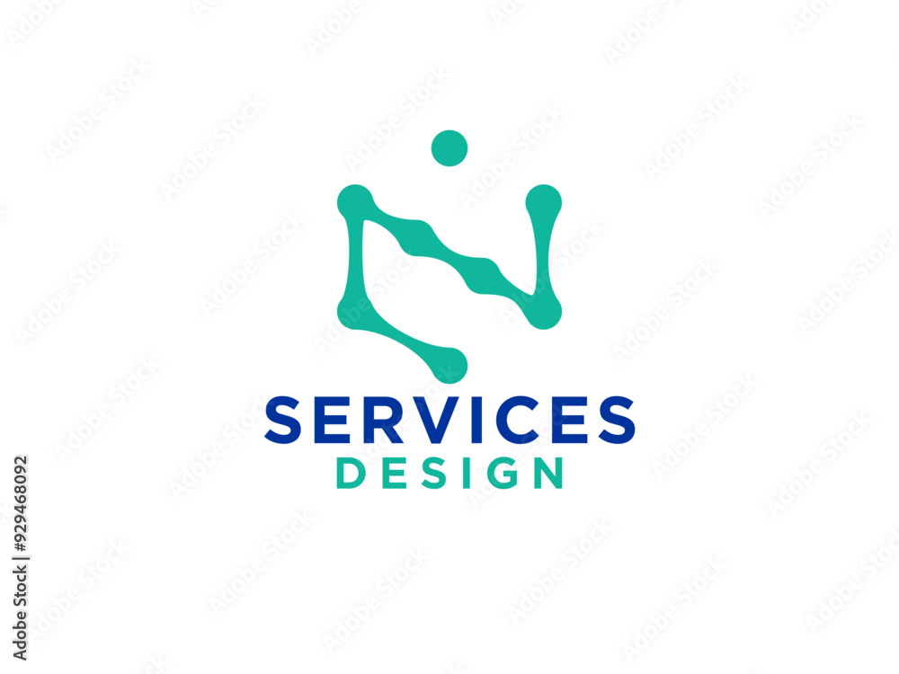 Abstract Initial Letter N Logo. Geometric Shape Origami Style isolated on White Background. Use for Business and Branding Logos. Abstract Initial Letter N Logo. Geometric Shape Origami Style isolated on White Background. Use for Business and Branding Logos.