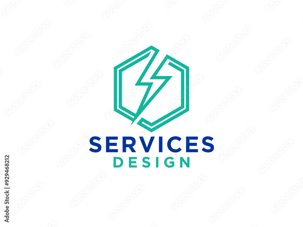 Flash Icon Thunder Bolt Letter S Electricity Logo. Flash Icon Thunder Bolt Letter S Electricity Logo.