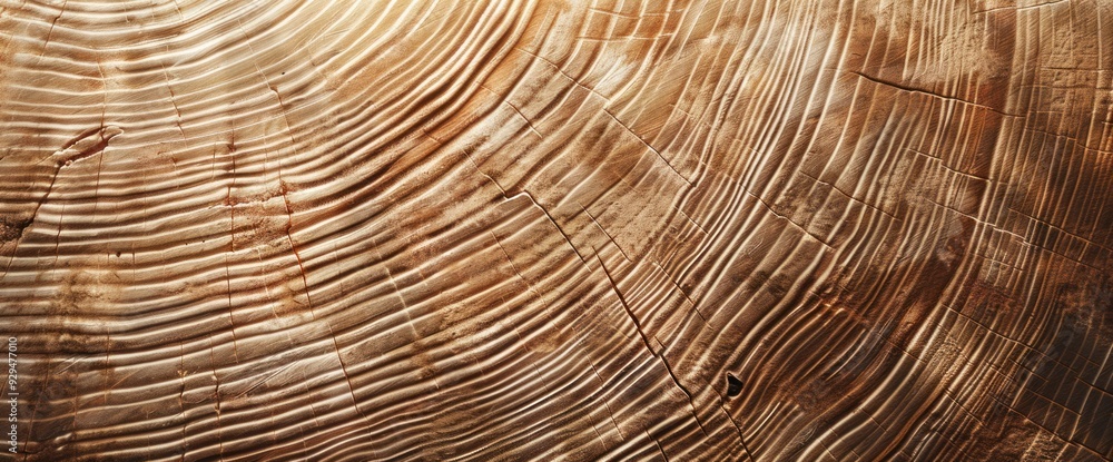 Fototapeta premium Tree Rings: Nature's Abstract Art