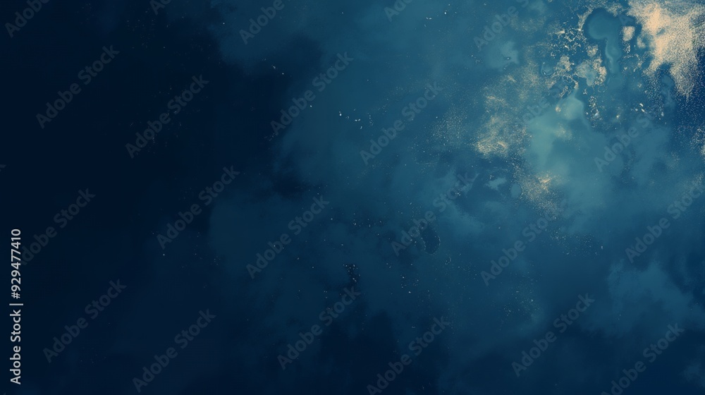 A serene abstract depiction of a dark blue cosmic scene with hints of light. A serene abstract depiction of a dark blue cosmic scene with hints of light.