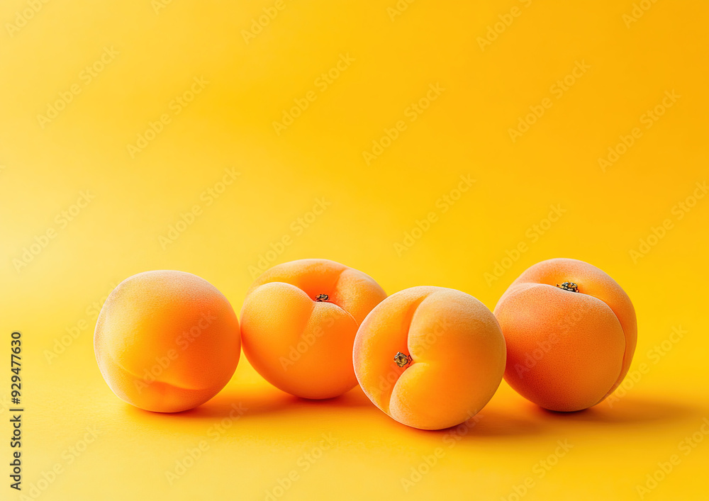 Soft orange-skinned apricots arranged on a surface, showcasing their natural texture and color, captured in high-quality detail. Professional food photography with a studio composition.
Soft orange-skinned apricots arranged on a surface, showcasing their natural texture and color, captured in high-quality detail. Professional food photography with a studio composition.