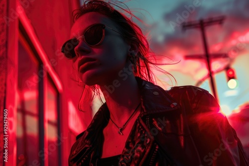 A woman in casual attire, perfect for everyday use or as a fashion statement