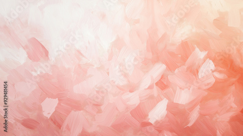 A textured surface featuring pink and white paint, showcasing dynamic brush strokes that create a visually appealing pattern. 