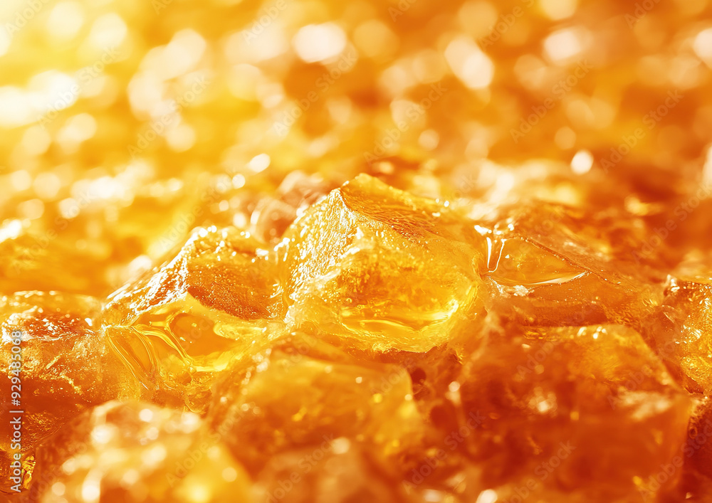 Honey displayed in a glass jar with a golden amber hue, showcasing its smooth texture and natural shine, against a simple and neutral background for a clean composition.
Honey displayed in a glass jar with a golden amber hue, showcasing its smooth texture and natural shine, against a simple and neutral background for a clean composition.
