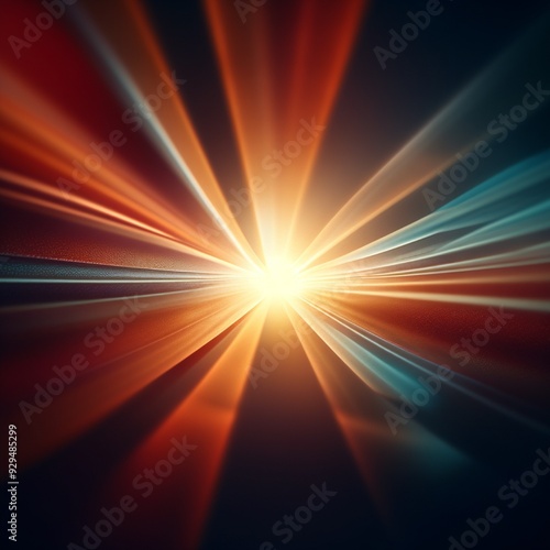 abstract background with rays