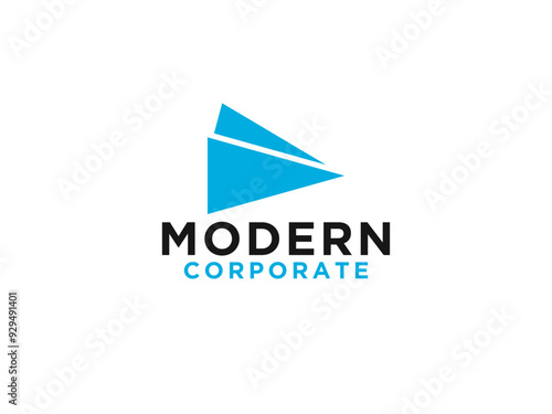 Free Download Air Plane Logo. Arrow Up Paper Plane isolated on White Background. - GFXLoad