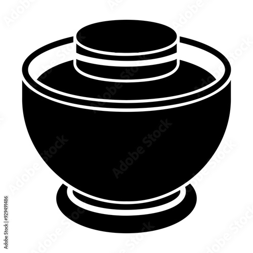 miso soup Solid icon
