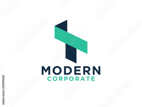 Free Download Simple Initial Letter T Logo. Geometric Line Shape People Style isolated on White Background. Usable for Business and Branding Logos. - GFXLoad