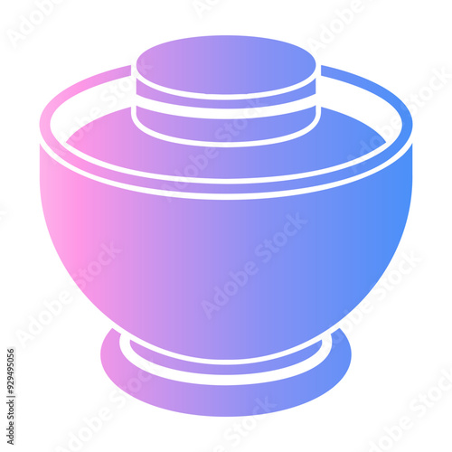 miso soup Gradient icon