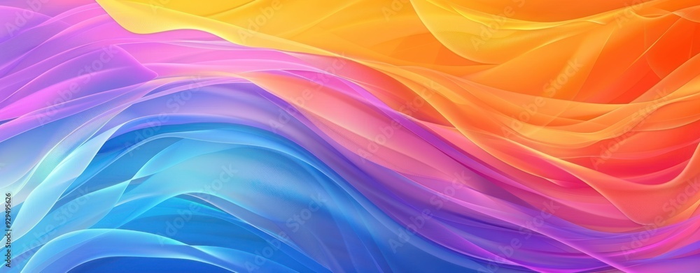 Abstract Colorful Wavy Design Abstract Colorful Wavy Design