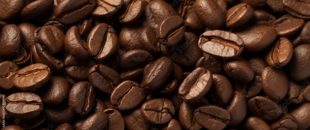 A Close-Up of Roasted Coffee Beans A Close-Up of Roasted Coffee Beans