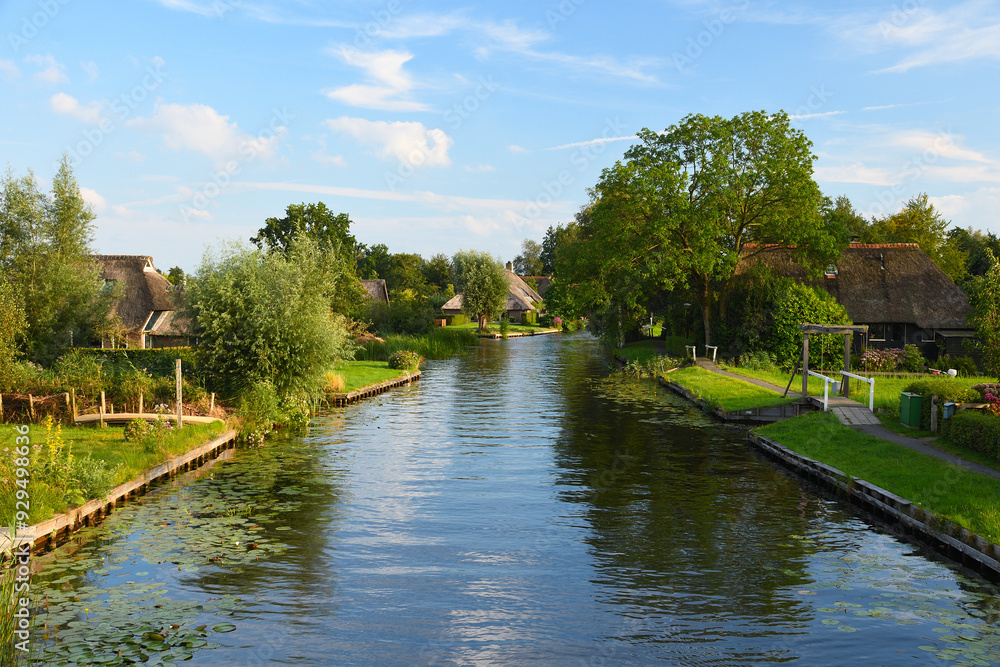 Gracht bei Giethoorn Gracht bei Giethoorn