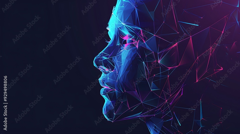 Abstract Portrait in Digital Art Abstract Portrait in Digital Art