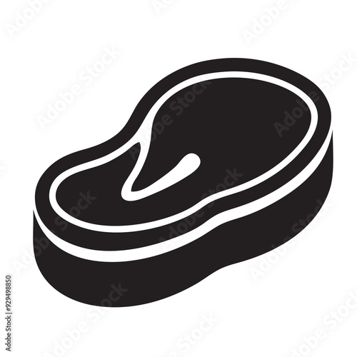Large piece of meat steak