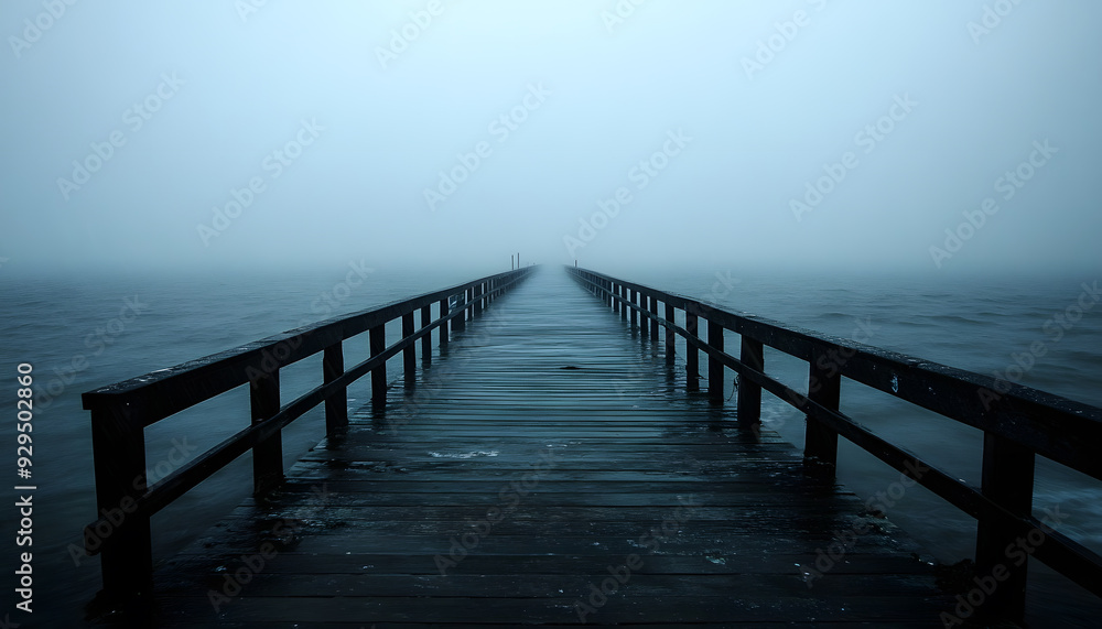 Fototapeta premium rainy day scene wallpaper