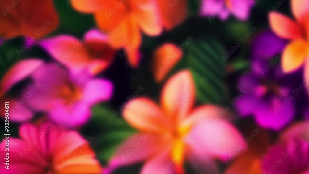 Tropical Floral Elegance Tropical Floral Elegance