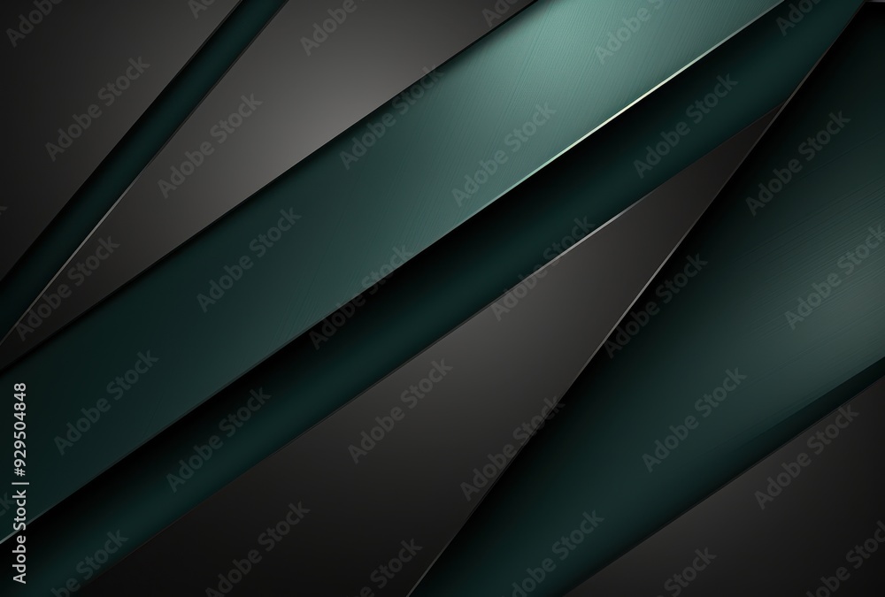 Abstract Dark Green and Black Geometric Pattern Abstract Dark Green and Black Geometric Pattern